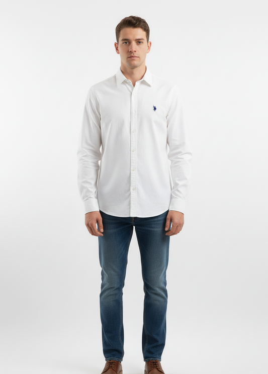 US MENS PLAIN REGULAR FIT SHIRT
