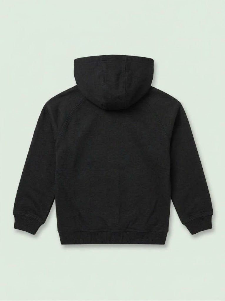 Boys BRANDED ' Black Pullover Hoodie with Gold Dinosaur Graphic