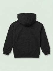 BOYS BRANDED ' Classic Black Zip-Up Hoodie with Full-Zip Front