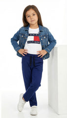 GIRLS Basic Indigo Trouser