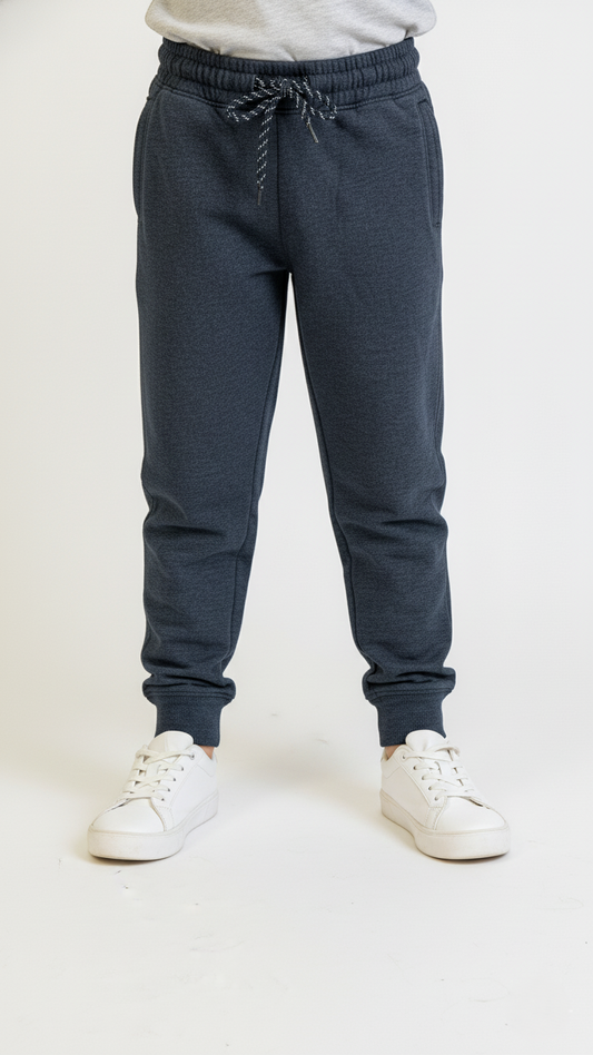 ROAD WEAR KIDS TEXTURED TROUSER (NAVY BLUE)
