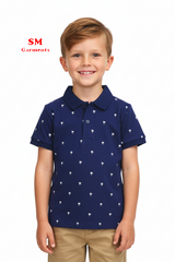 TOP TOP BOYS PRINTED POLO