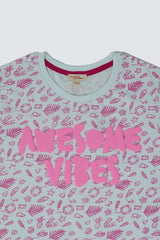 DU PAREIL AWESOME VIBE PRINT T-SHIRT