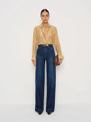 Bex Super Stretch High Rise Wide Leg Jeans