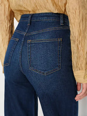 Bex Super Stretch High Rise Wide Leg Jeans