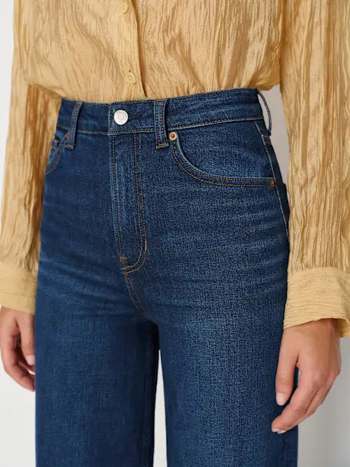 Bex Super Stretch High Rise Wide Leg Jeans