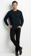 TERRANOVA Mens Blue Navy Mglia Pullover