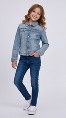 DL Girls Manning Ice Blue Denim Jacket