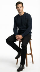 TERRANOVA Mens Blue Navy Mglia Pullover