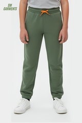KIDS BASIC GREEN TROUSER