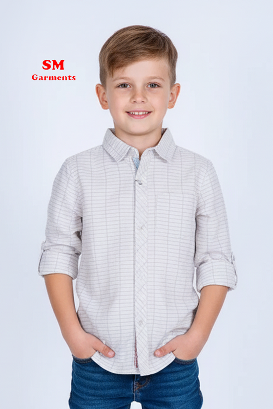 MY CHICCO KIDS CHECK SHIRT WITH POCKET