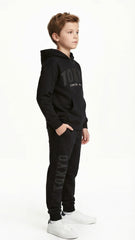 F&F Boys Printed Hoodie and Jogger Suit