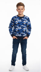 LEFTIES لڑکوں کی پرنٹ شدہ سویٹ شرٹ