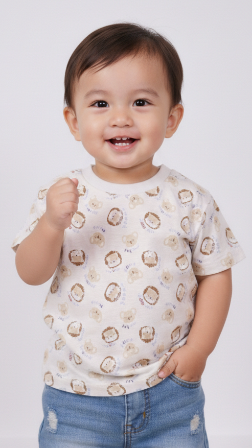 GIRLS Printed Half Sleeved Shirt