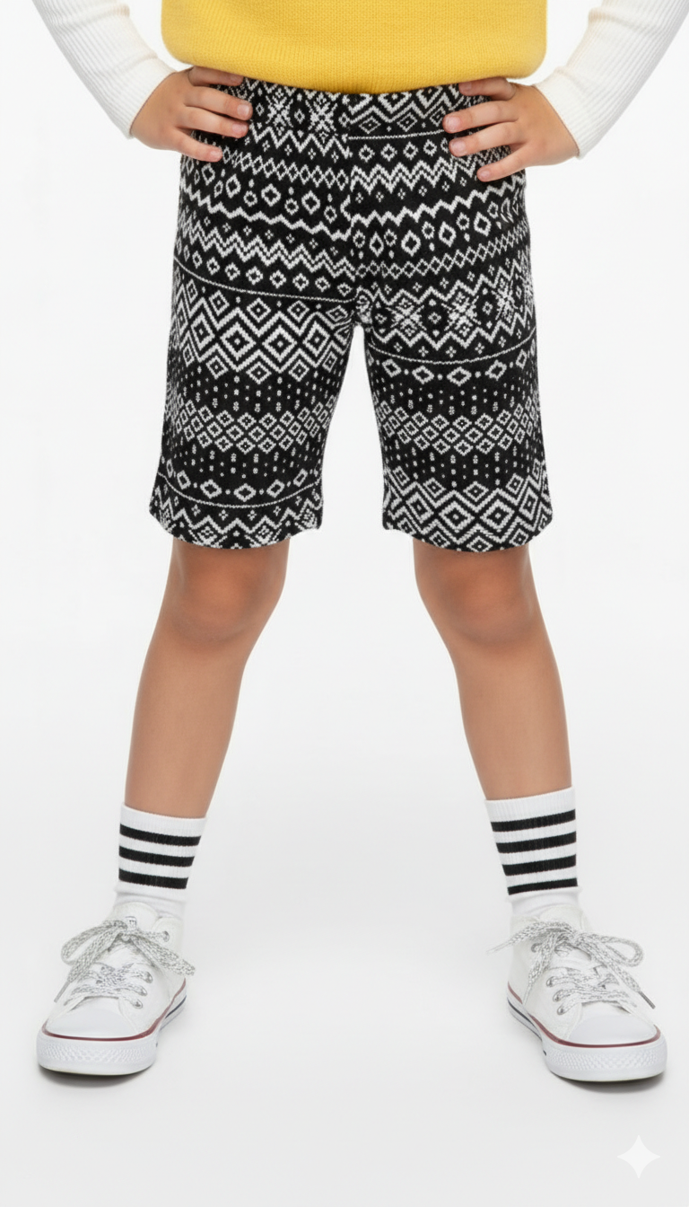 STUDIO33 Girls Pattern Printed shorts