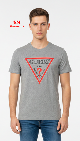 GUESS MENS PRINTED LOGO T-SHIRT