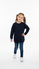 ROADWEAR Girls Long Sweatshirt With Embroided Logo
