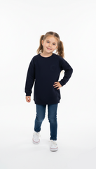 ROADWEAR Girls Long Sweatshirt With Embroided Logo