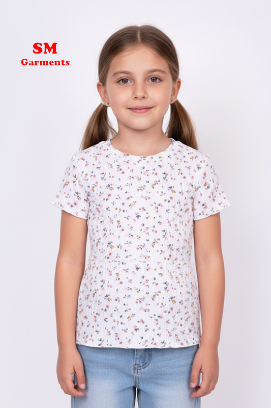 GIRLS FLORAL PRINTED DRESS