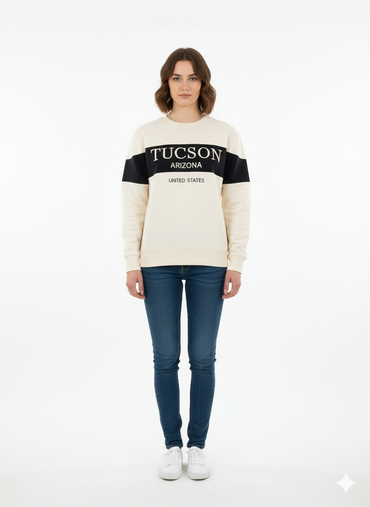 NEW YORK POPULAR  WOMENS EMBROIDED SWEATSHIRT