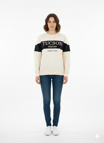 NEW YORK POPULAR  WOMENS EMBROIDED SWEATSHIRT