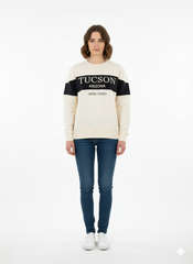 NEW YORK POPULAR  WOMENS EMBROIDED SWEATSHIRT