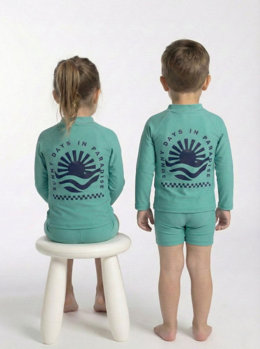 GEORGE KIDS BEACH PRINTED SUIT