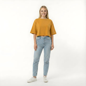 SPF Oversized Crop T-Shirt