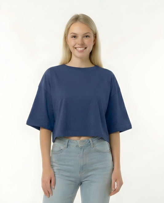 SPRINGFIELD Oversized Crop T-Shirt