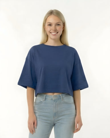 SPRINGFIELD Oversized Crop T-Shirt