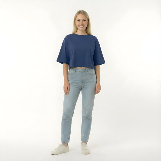 SPRINGFIELD Oversized Crop T-Shirt