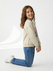 ZR Girls Printed Sweatshirt