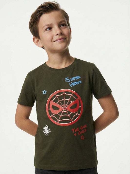 LCW Boys Superhero Graphic T-Shirt
