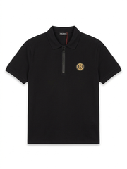 Premium Homme Zip-Up Collar Polo