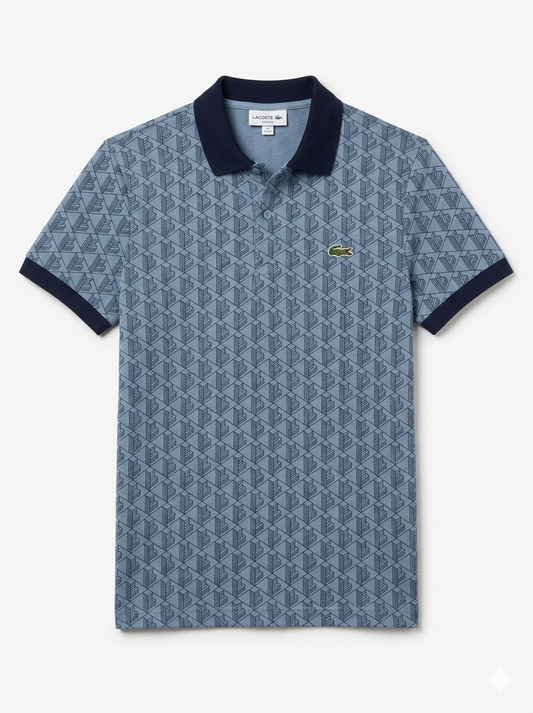 Dyed Slubbed Jersey Polo