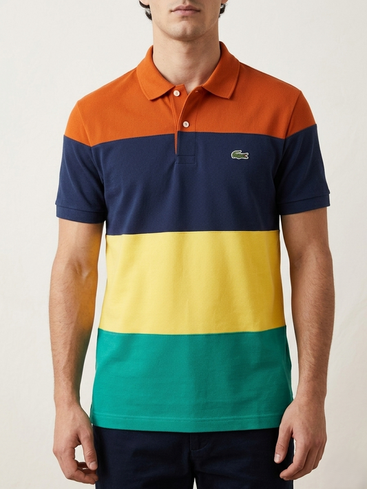 Premium Slim Stripe Polo