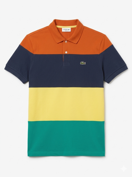 Premium Slim Stripe Polo