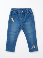 Prenatal Girls Embroidery Denim