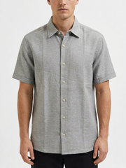 Men Linen Blend Shirt