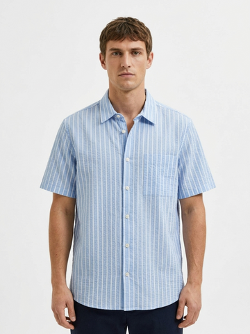 Men Cashmere Cotton Blend Shirt