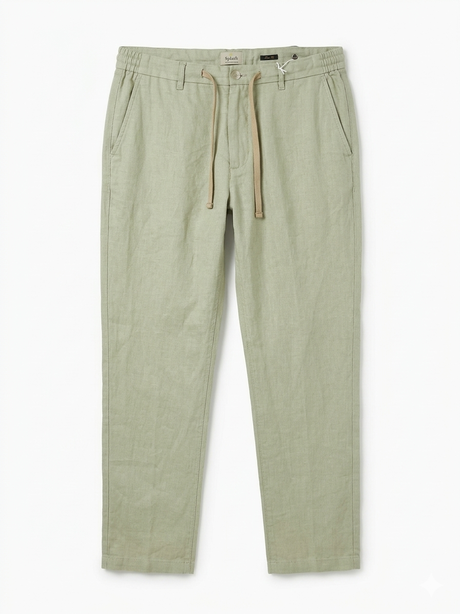 MENS LINEN TROUSER PANTS