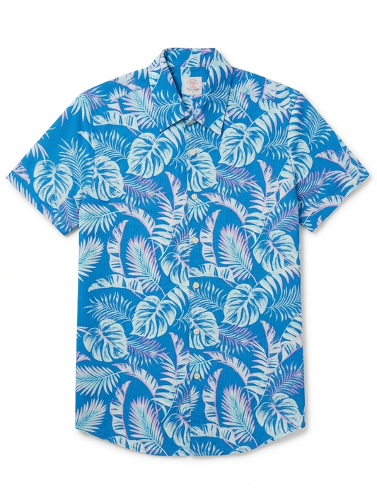 Branded Printed Short Sleeve Shirt
