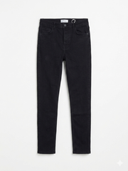 Bershka Skinny Jeans With Ankle Slits
