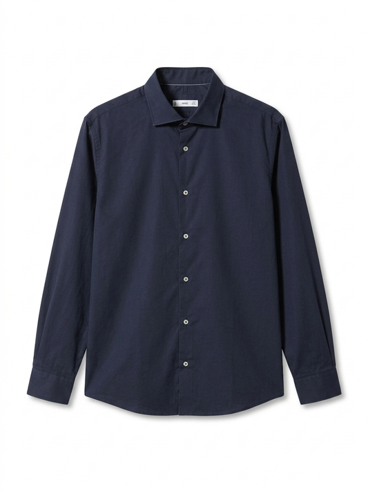MNG Slim Fit Stretch Cotton Shirt