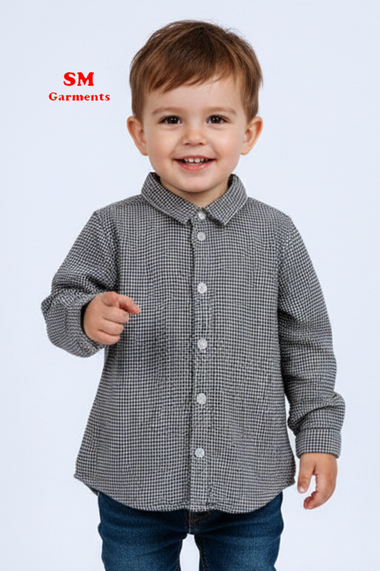 BOYS CHECKED SHIRT
