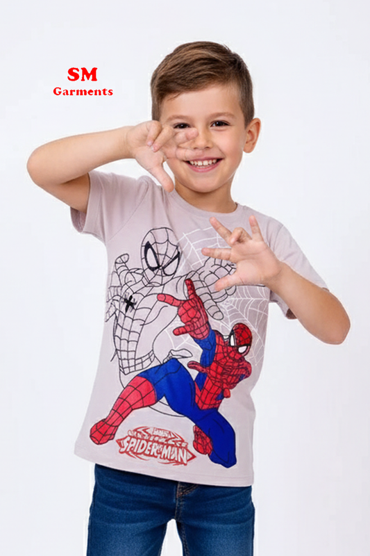 MARVEL SPIDER MAN PRINTED BOYS TEES