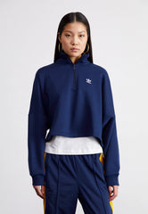 Women Half Zip Sweatshirt