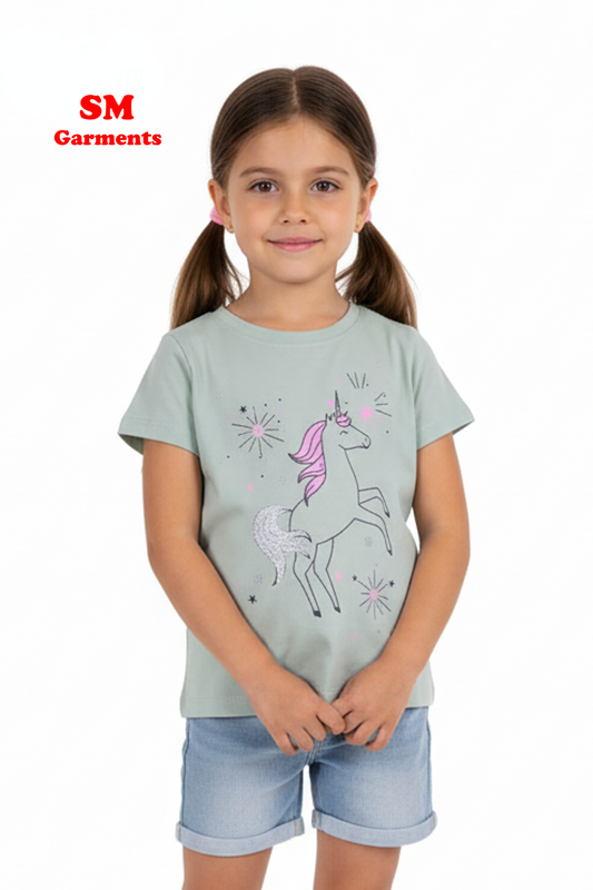DU PAREIL GIRLS PRINTED T-SHIRT
