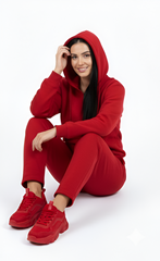RAMSEY WOMENS 2 PIECE ZIPPED HOODIE AND TROUSER TRACKSUIT