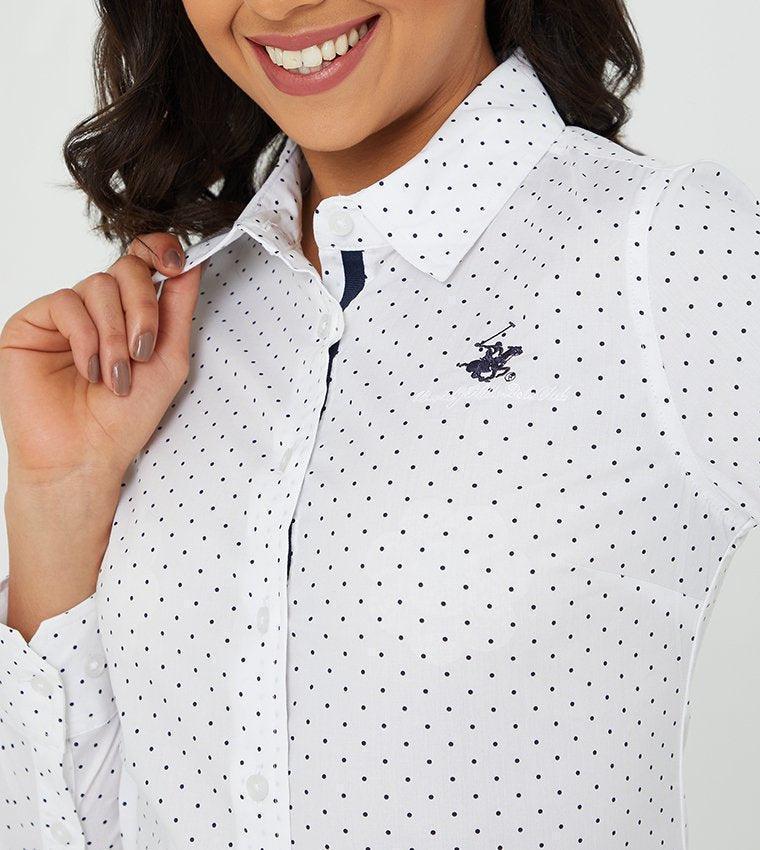 POLKA DOT POPLIN SHIRT